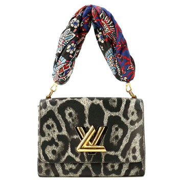 Louis Vuitton Leopard Leopard  Color Leather Handbag