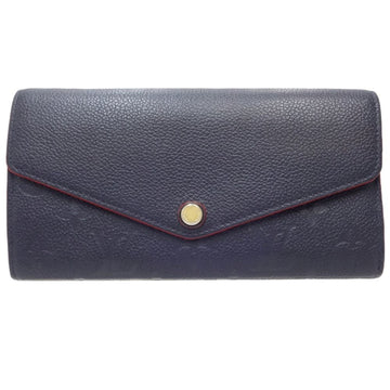 Louis Vuitton Monogram Empreinte  Leather Long Wallet (Bi-Fold)