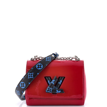 Twist Handbag Vernis with Monogram Canvas PM