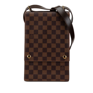 Louis Vuitton  Damier Canvas Pvc Leather Shoulder Bag