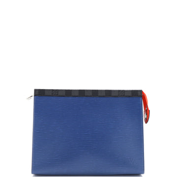Pochette Voyage Epi Leather with Damier Graphite MM