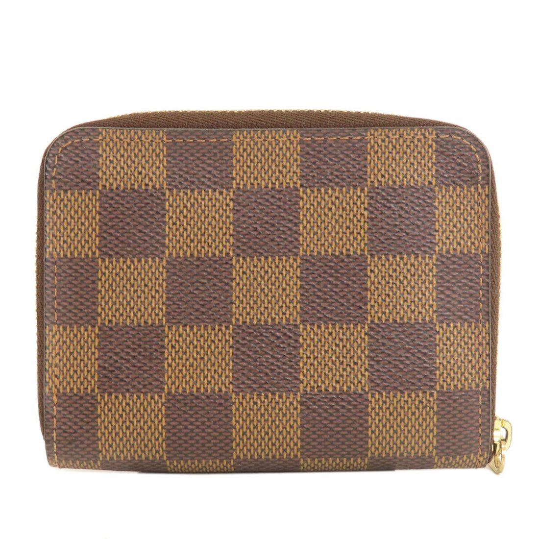 Louis Vuitton Damier Canvas Ebene Damier Canvas Coin Purse/Coin Case