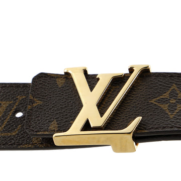 LV Initiales Belt Monogram Canvas Wide 80