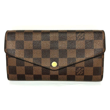 Louis Vuitton Damier Damier Canvas Ebene Galle Long Wallet (Bi-Fold)