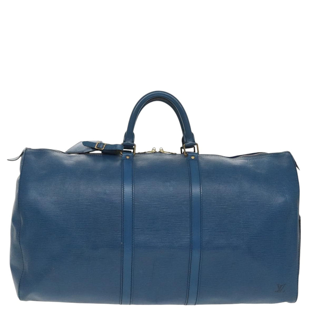 Louis Vuitton Keepall 55  Leather Travel Bag