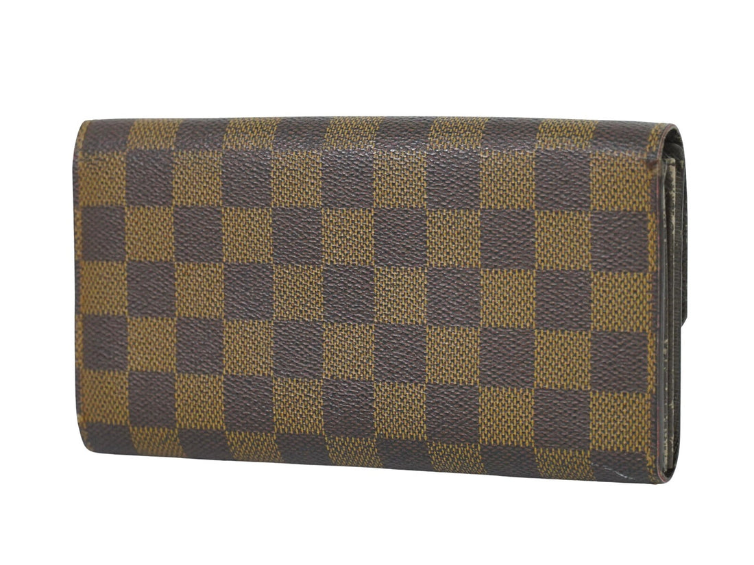 Louis Vuitton Portefeuille Sarah  Canvas Wallet