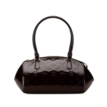 Louis Vuitton Amarante  Patent Leather Handbag