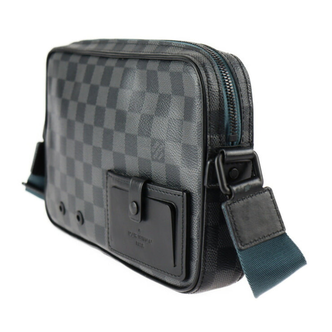 Louis Vuitton Damier Graphite  Damier Graphite Leather Handbag Shoulder Bag