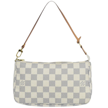 Louis Vuitton Pochette Accessoire  Canvas Clutch Bag
