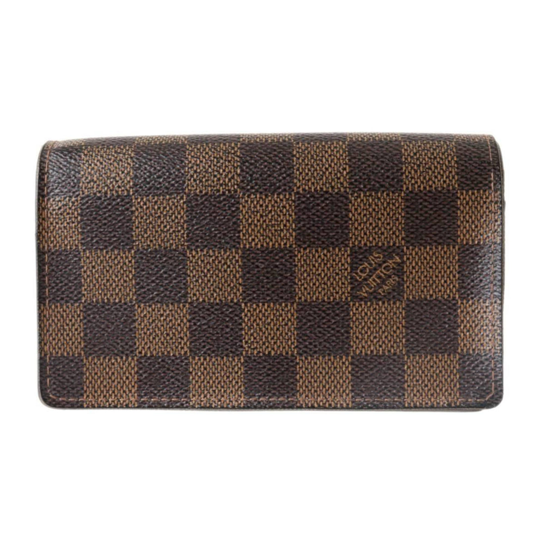 Louis Vuitton Damier Damier Canvas Ebene Long Wallet (Bi-Fold)