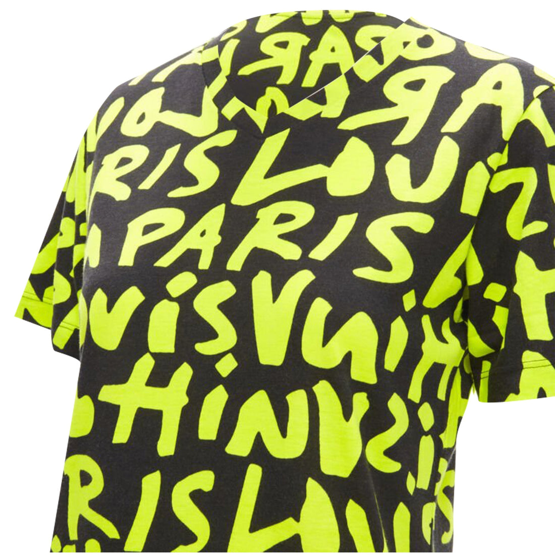 Louis Vuitton Stephen Sproe Iconic Graffiti neon tshirt
