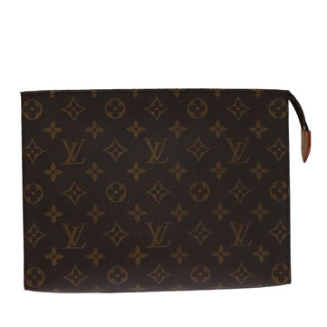 Louis Vuitton Poche Toilette  Canvas Clutch Bag