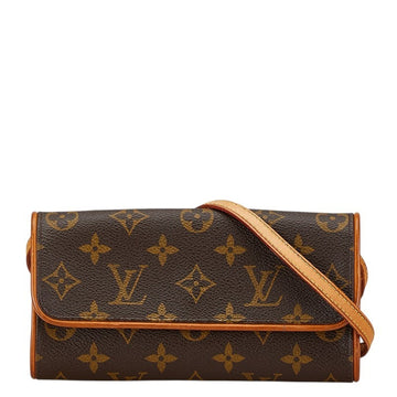Louis Vuitton  Pvc Leather Pochette Shoulder Bag