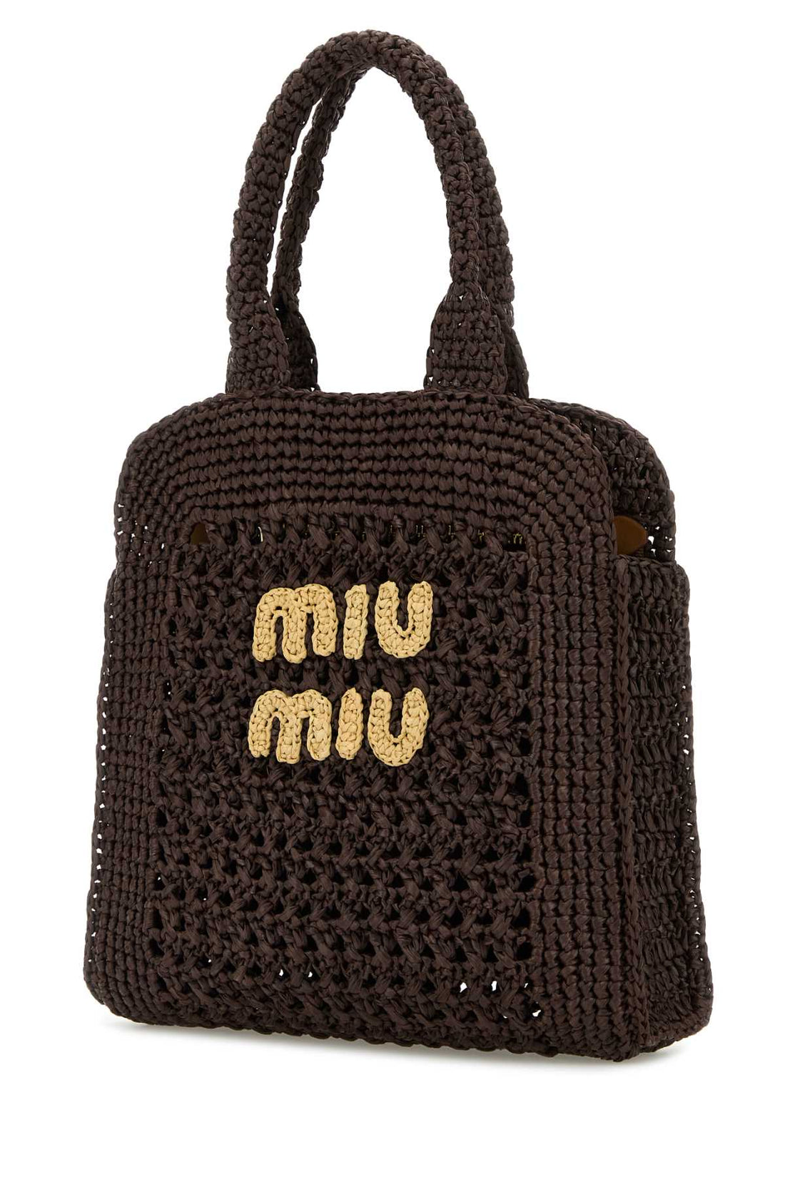 MIU MIU Raffia Shopping Handbag