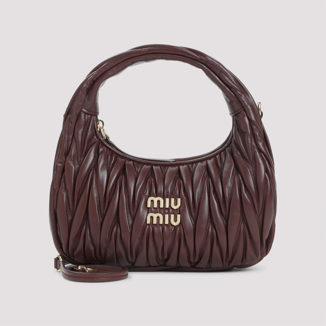 MIU MIU Mini Matelassé Hobo Handbag - FW25