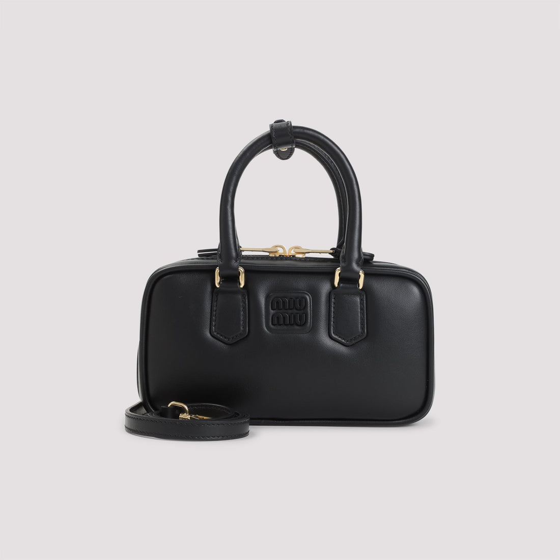 MIU MIU Mini Leather Shoulder Handbag - 20CM x 11CM x 5CM