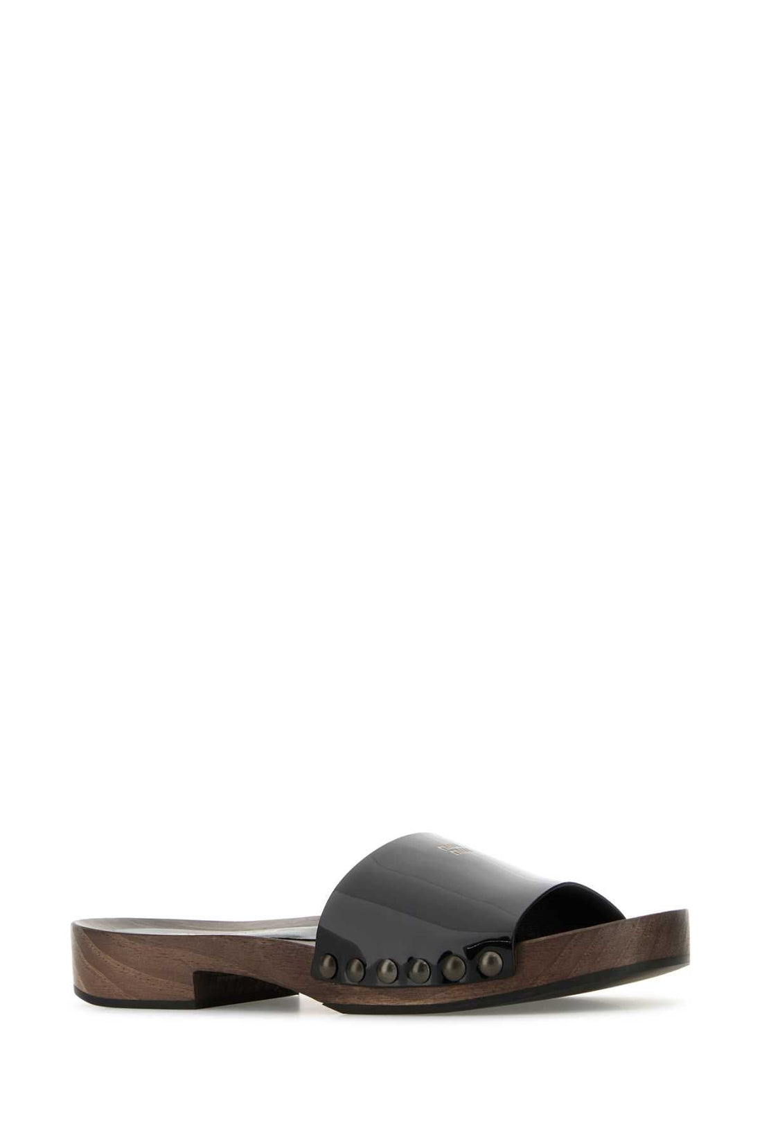 MIU MIU Stylish Leather Clogs for Women - SS25 Collection
