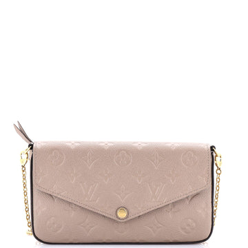 Felicie Pochette Monogram Empreinte Leather