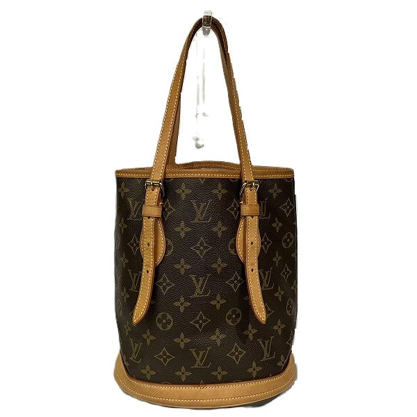 Louis Vuitton Monogram Petit Bucket Tote Bag
