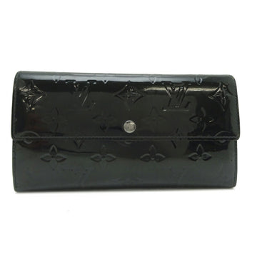 Louis Vuitton  Noir Magnétique Monogram Vernis Long Wallet (Bi-Fold)