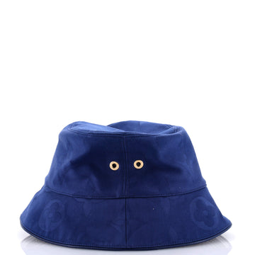 Monogram Flower Tile Reversible Hat Printed Cotton