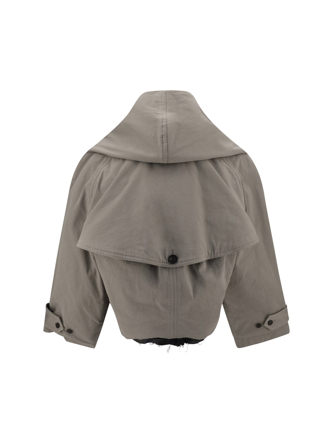 Balenciaga Women Reverse Hooded Trench Coat