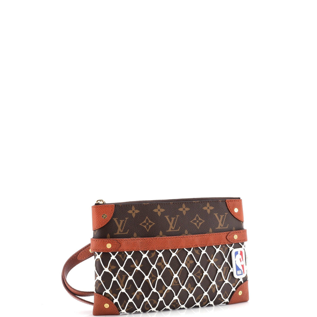 x NBA Net Flat Pouch Monogram Canvas