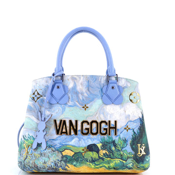 Montaigne Handbag Limited Edition Jeff Koons Van Gogh Print Canvas MM