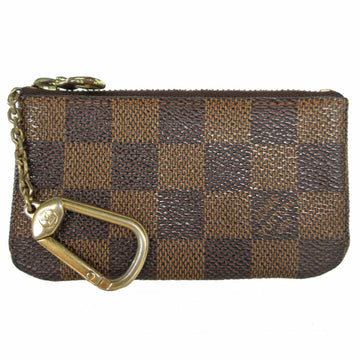 Louis Vuitton Damier Canvas Ebene Damier Canvas Coin Purse/Coin Case
