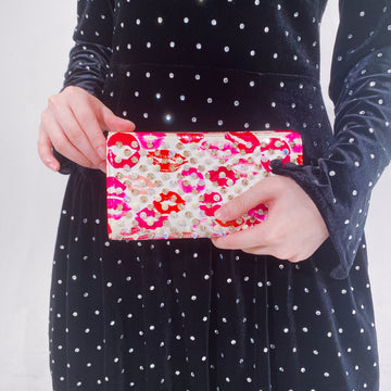 Christian Louboutin Lip Print Clutch Wallet