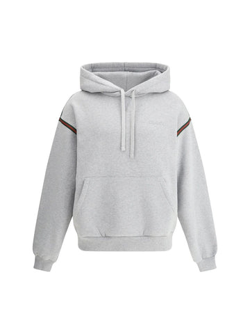 GUCCI Classic Cotton Hoodie with Signature Web Detail