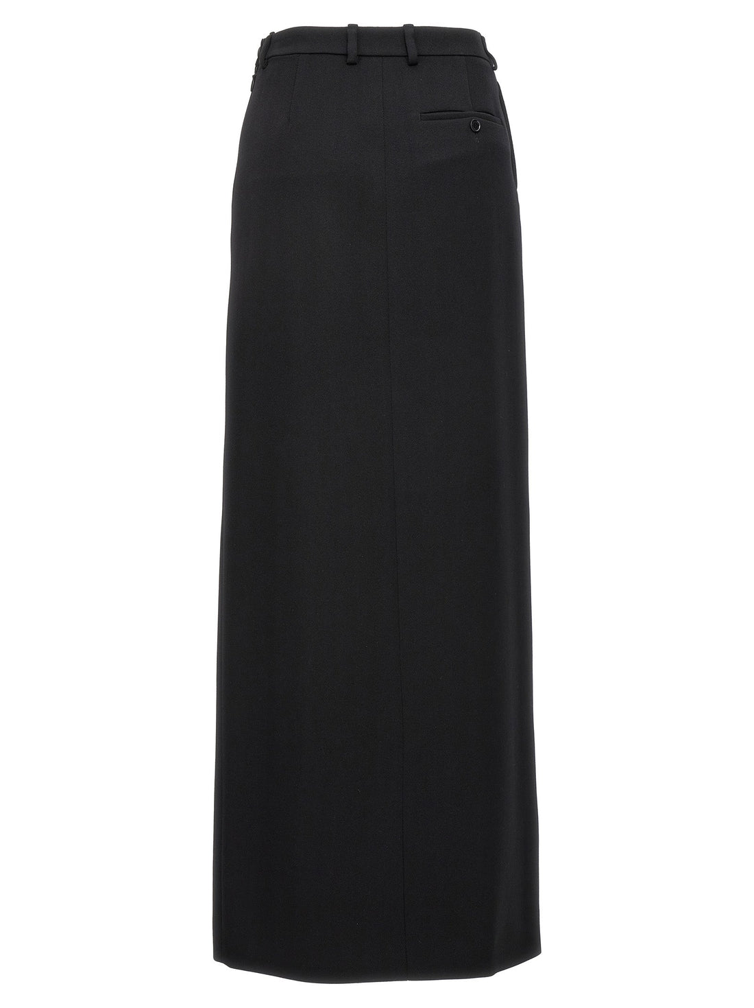 Balenciaga Women Long Wool Skirt