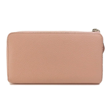 Louis Vuitton Magnolia pink Leather Long Wallet (Bi-Fold)