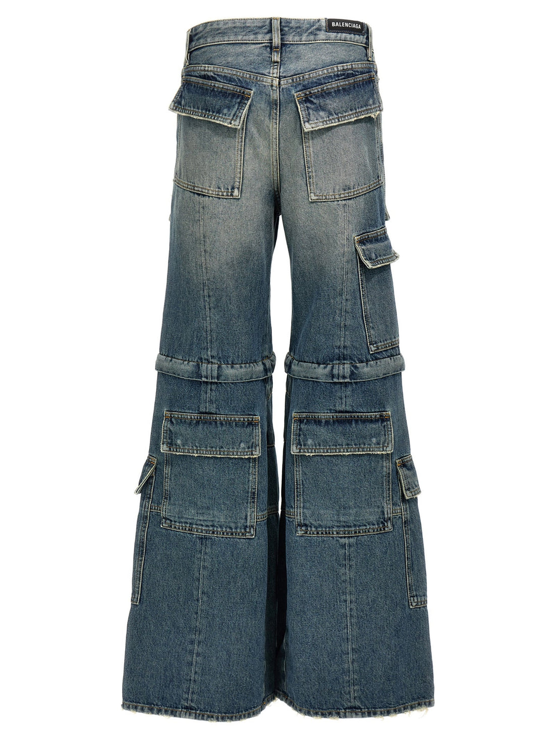 Balenciaga Women 'Cargo Flared' Jeans