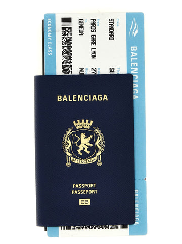 Balenciaga Men 'Passport Lungo 1 Biglietto' Wallet