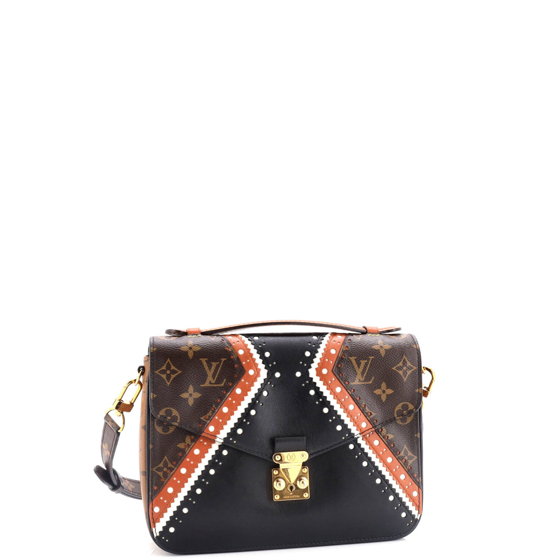 Pochette Metis Limited Edition Brogue Reverse Monogram Canvas and Leather