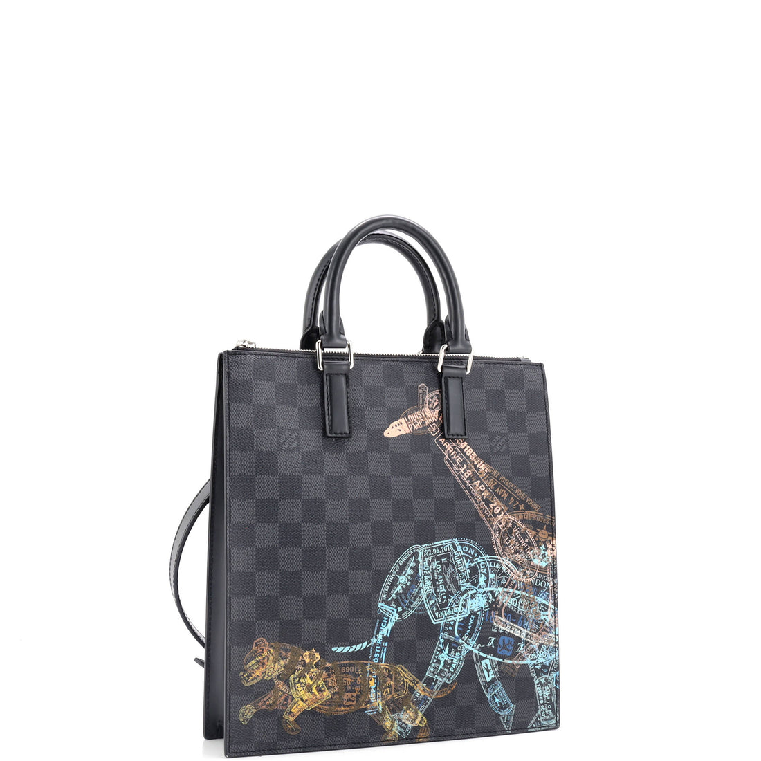 Sac Plat Cross Bag Limited Edition Wild Animals Damier Graphite
