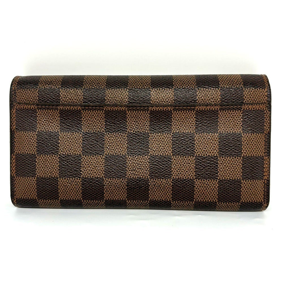 Louis Vuitton Damier Damier Canvas Ebene Galle Long Wallet (Bi-Fold)