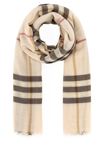 BURBERRY Embroidered Wool Scarf