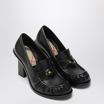 BURBERRY Women's Cadet Leather Loafers with Heel