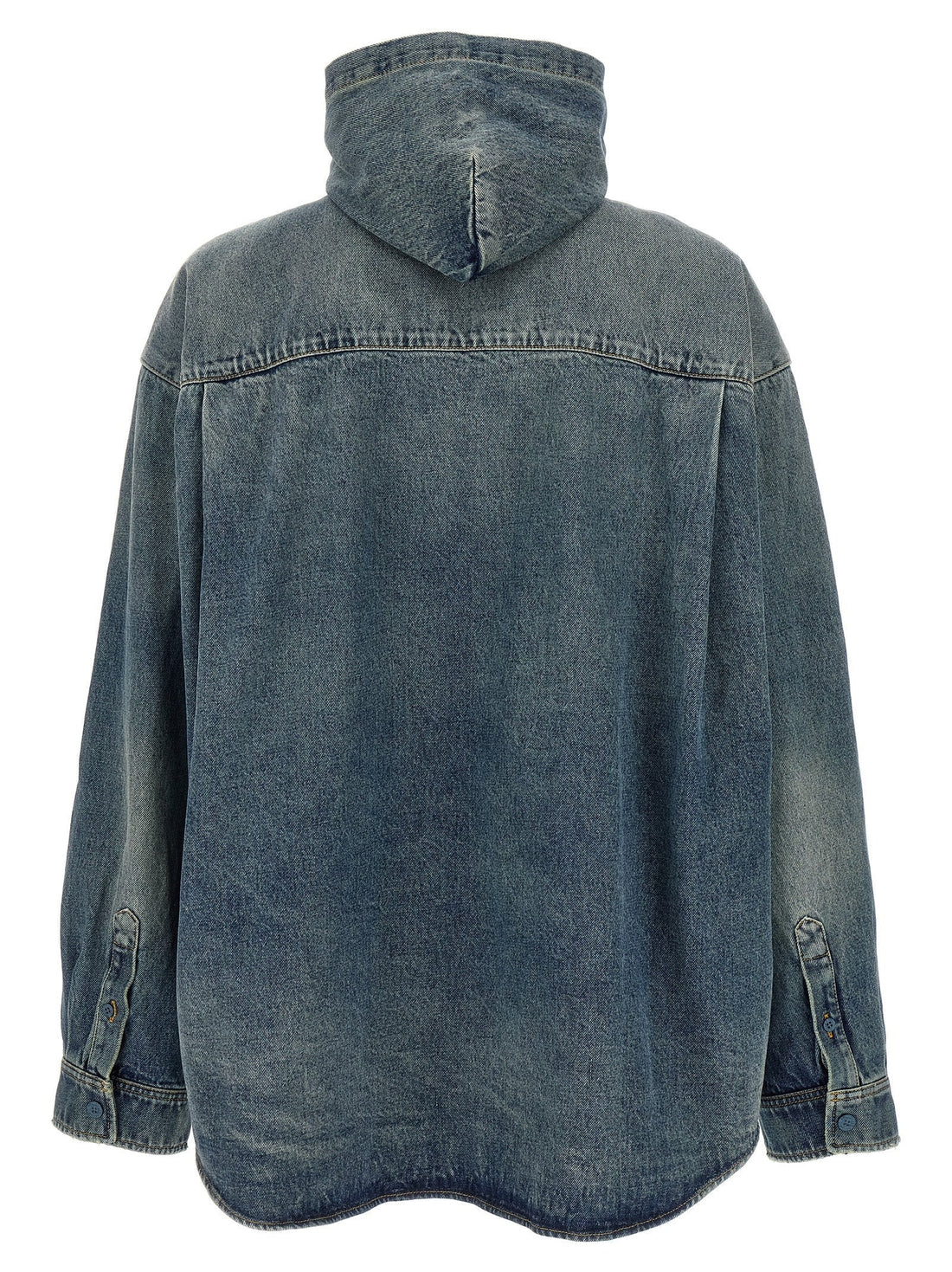 Balenciaga Men Denim Overshirt
