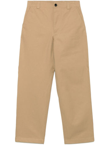 GUCCI Web Detail Mini Cotton Trousers for Men