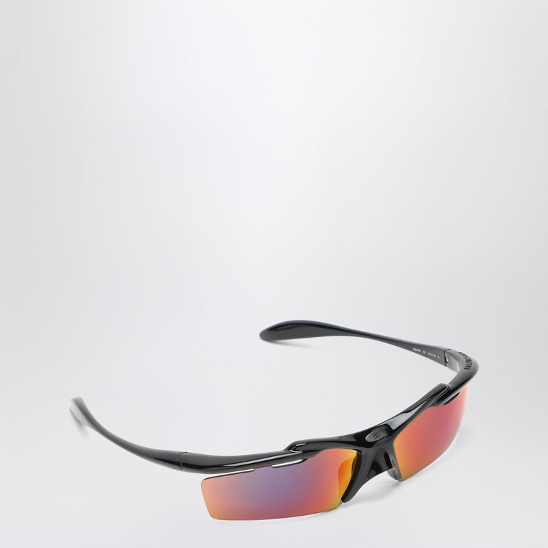 Balenciaga Turbo Rectangle Black/Infrared Sunglasses Men