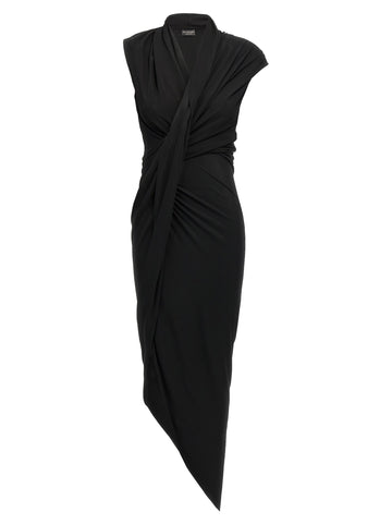 Balenciaga Women Draped Dress