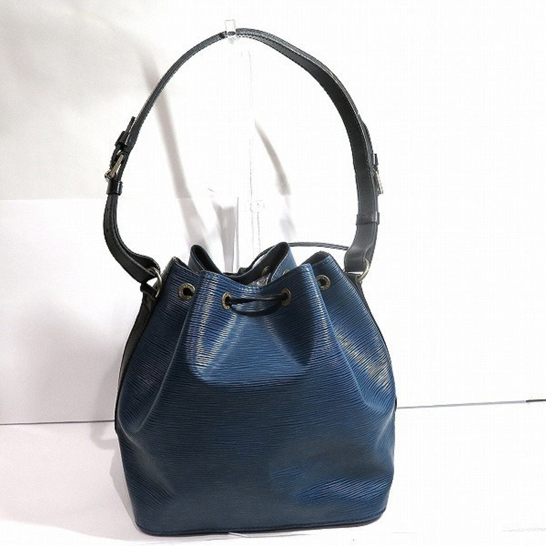 Louis Vuitton blue Toledo blue Leather Shoulder Bag