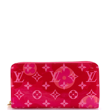 Zippy Wallet Limited Edition Valentine Floral Monogram Vernis