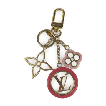 Louis Vuitton  pink Metal Resin Keyring
