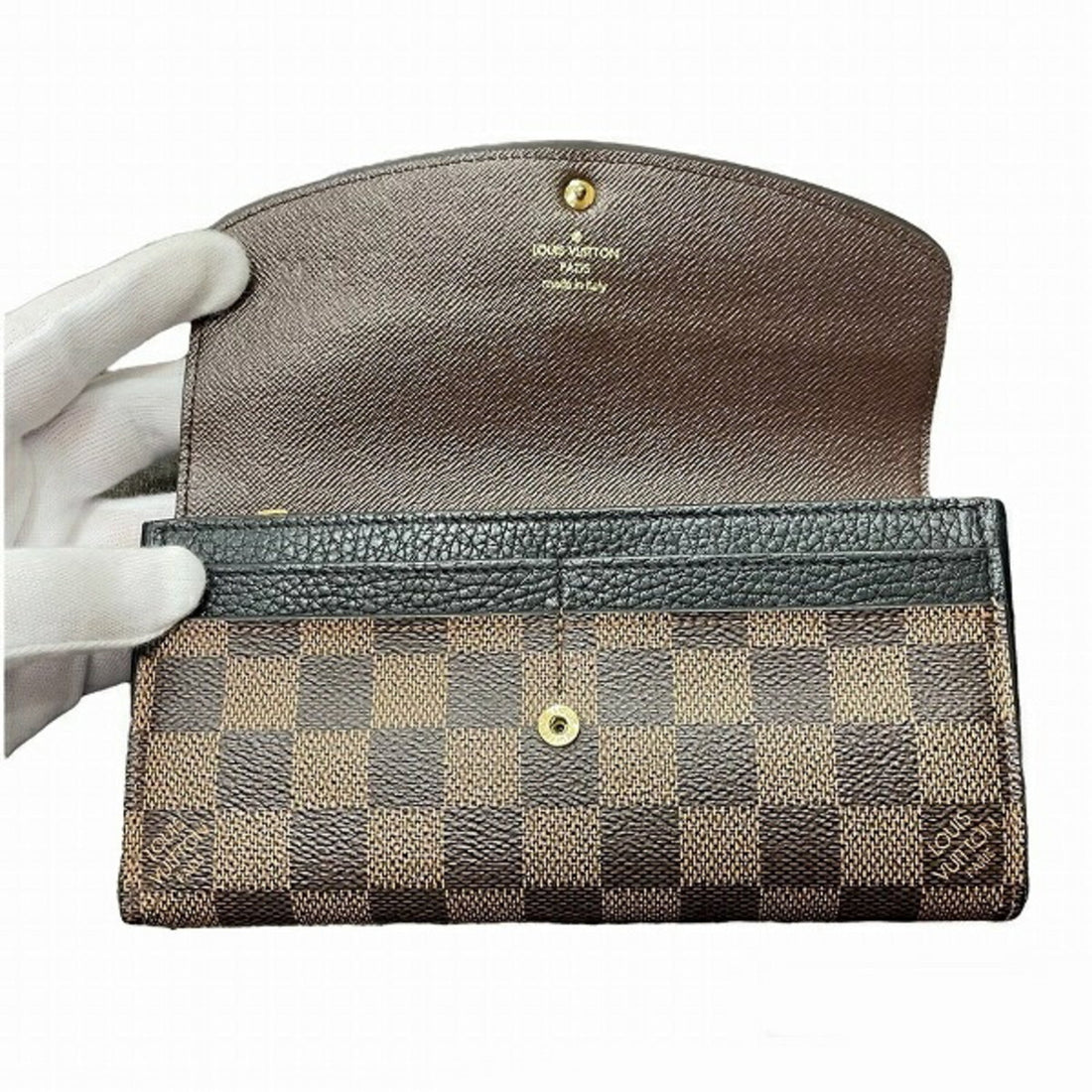 Louis Vuitton Damier   Damier Canvas Long Wallet (Bi-Fold)