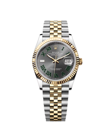Rolex Datejust 36  2025 Datejust 36 Bi-Metal Wimbledon Jubilee Bracelet Unworn Box Papers 126233