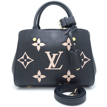 Louis Vuitton Monogram Empreinte   Leather Handbag